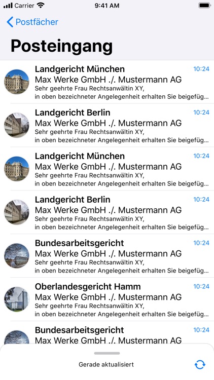 Anwaltspostfach - beA screenshot-3