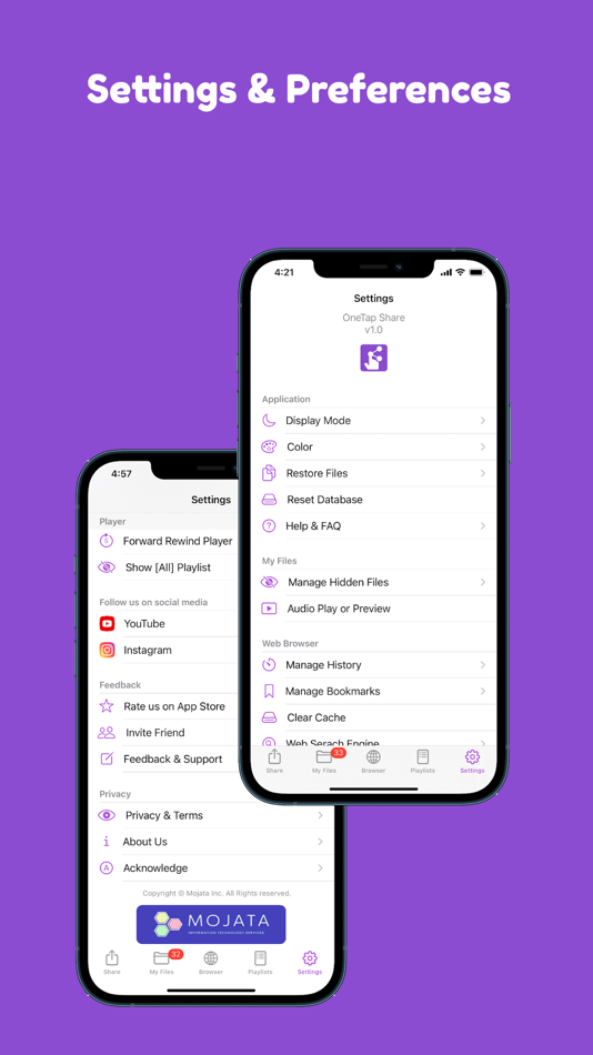 #5. File Organizer - OneTap Share (iOS) Podle: Mojata Inc.