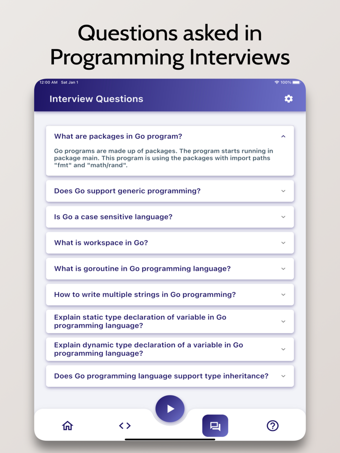 Go Tutorial - Simplified