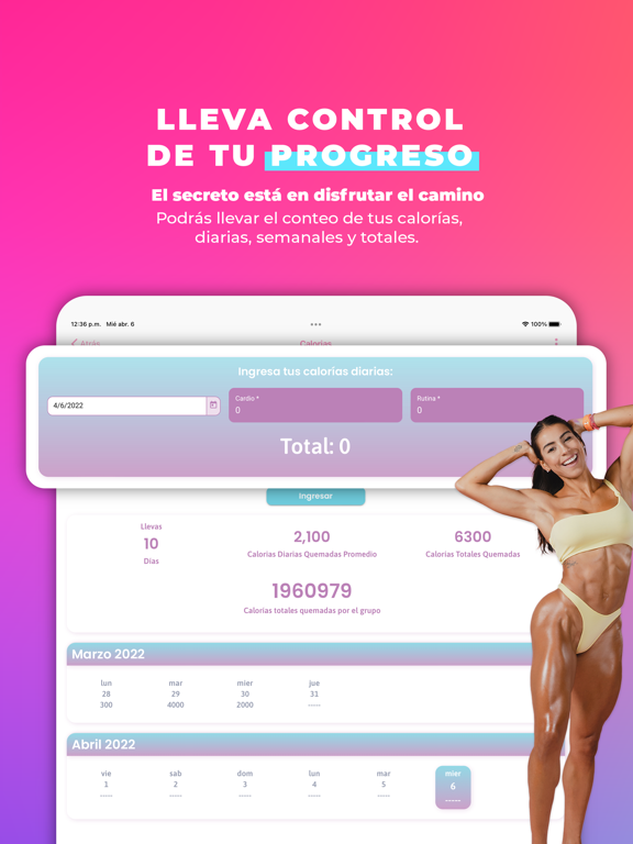 MuyAndreFit iPad screenshot 2 - Health & Fitness app