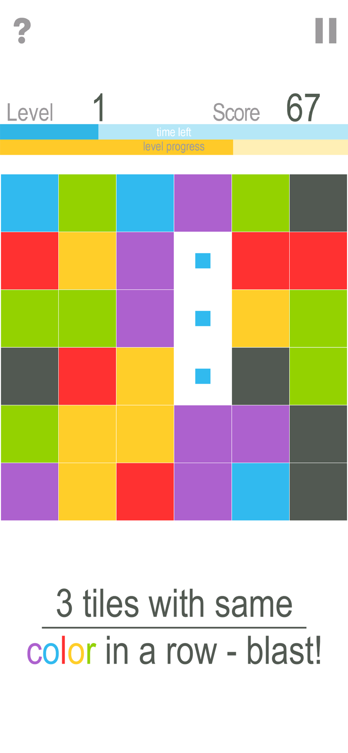 Three In A Row Match3 game