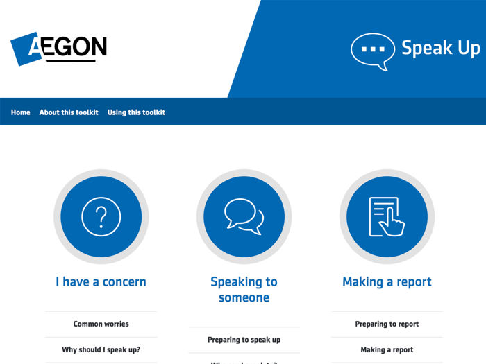 Aegon Global Speak Up