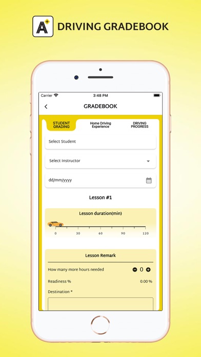 Driving GradeBook Screenshot