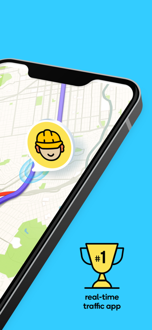 ‎Waze Navigation & Live Traffic Screenshot