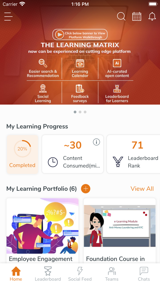 #1. Learning Matrix (iOS) 由: ICICI Bank Ltd