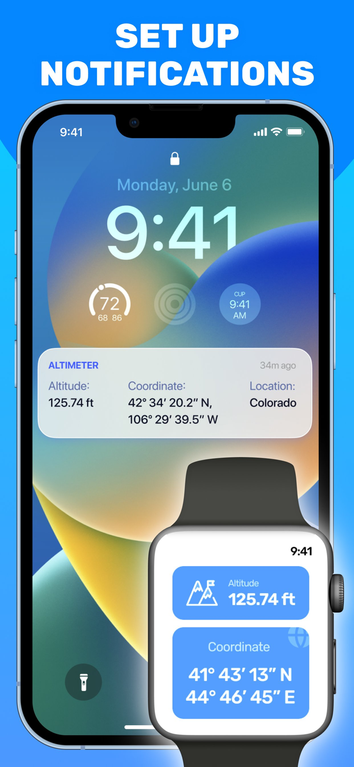 Altimeter  Compass and GPS