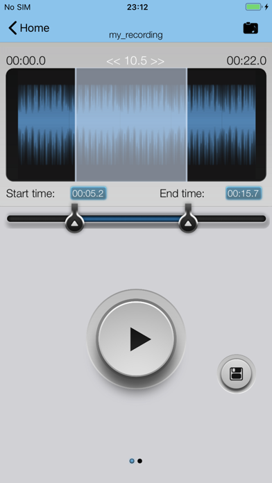 MP3 2 Ringtone Lite Screenshot