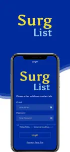 SurgList screenshot #2 for iPhone