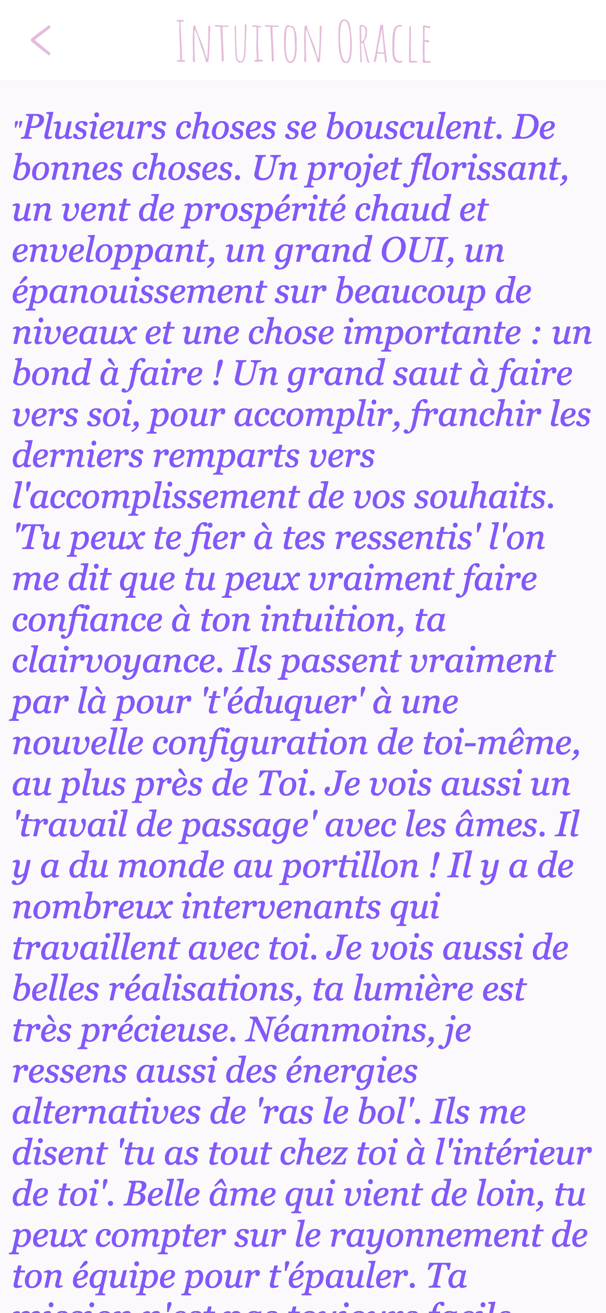 Intuition Guidances