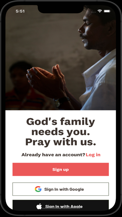 GCR Prayer App Screenshot