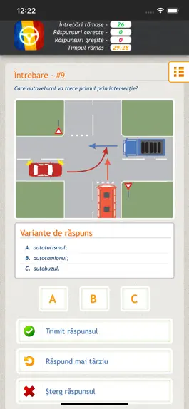 Game screenshot Scoala Auto, Chestionare auto apk