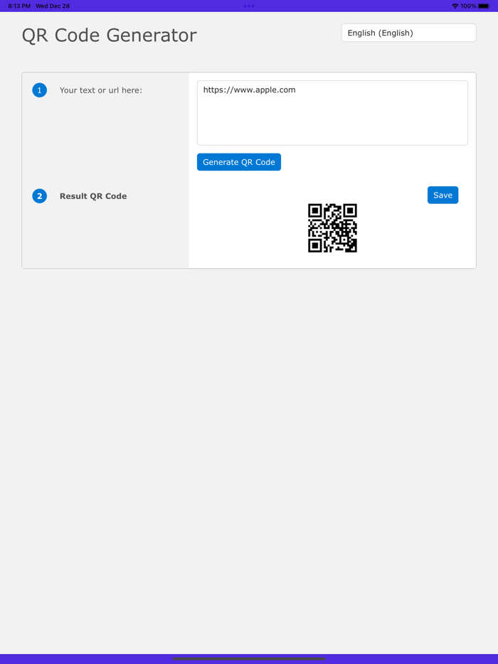 Fast QR Code Generator