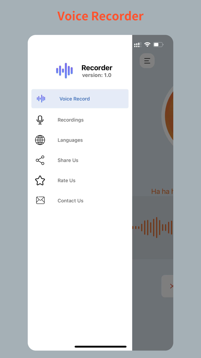 Voice Recorder App Audio Edit