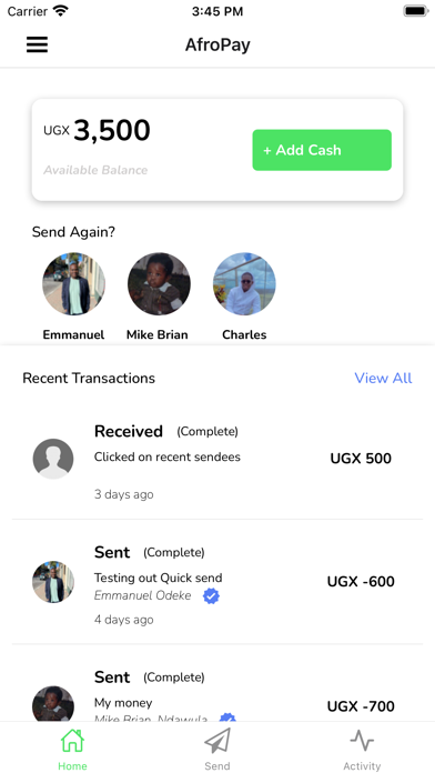 Afro Pay Screenshot