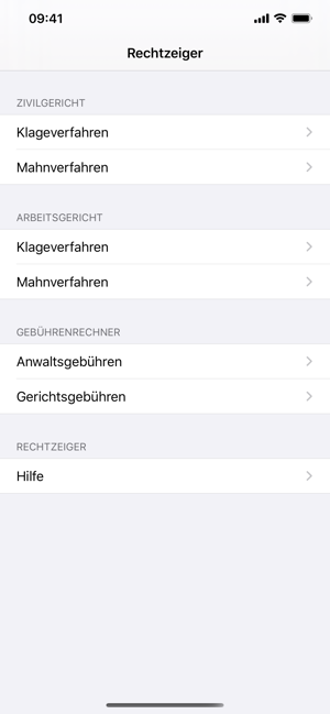 Rechtzeiger - Kostenrechner