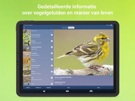 Vogelzang Id Nederland iPad app afbeelding 10