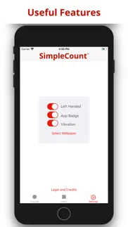 simplecount app iphone screenshot 3