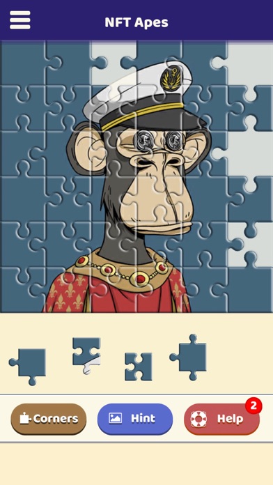 NFT Apes Puzzle Screenshot