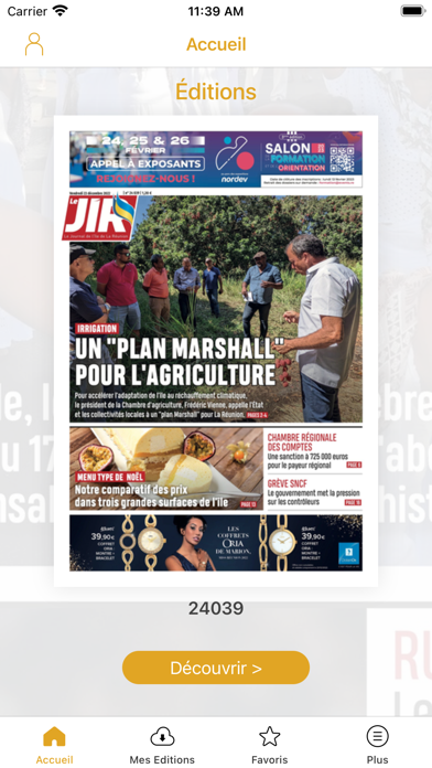 Journal de l'île de la Réunion Screenshot
