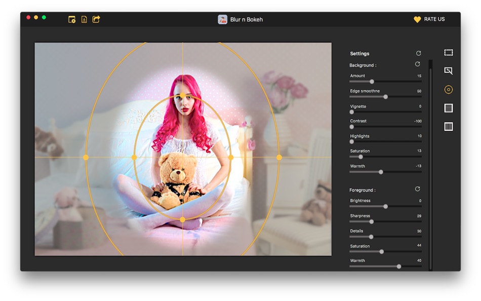 #8. Blur n Bokeh (macOS) 来自: CluBees Tech