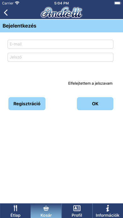 Andretti Pizzéria Screenshot