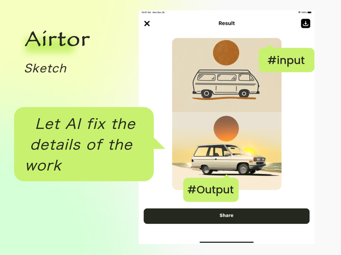 Airtor AI Art Avatar Editor