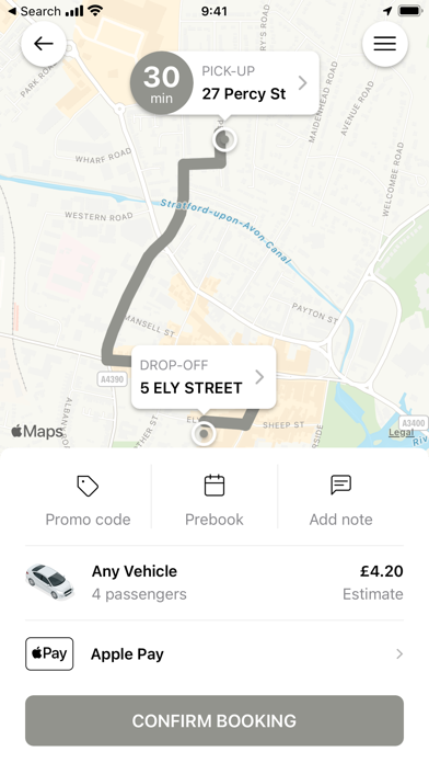 Othello Taxis iPhone screenshot 3 - Travel app