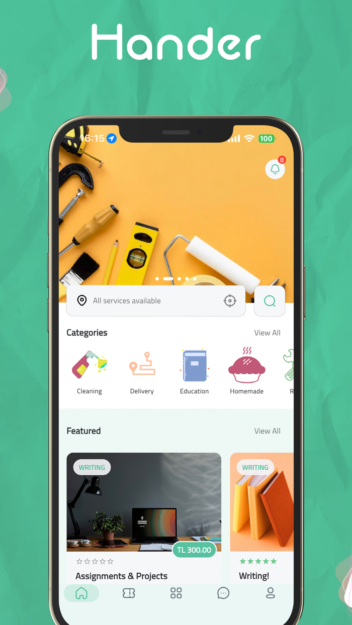 Hander - On demand service