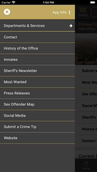 Pickens County AL Sheriff Screenshot