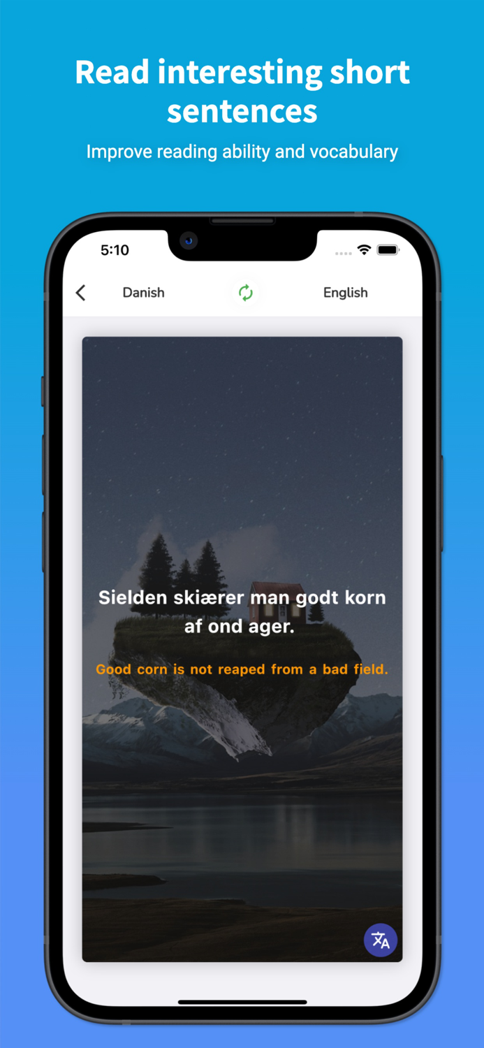 Danish Translator and Learn 