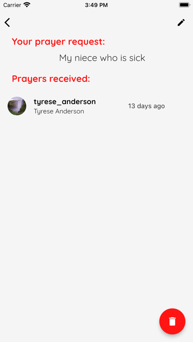 Prayed4 Screenshot