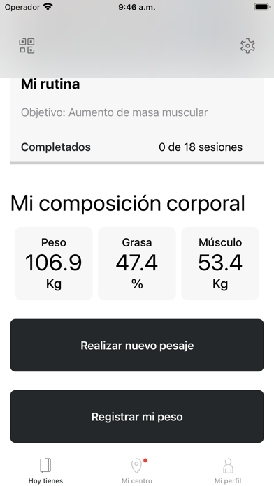PROFITNESS Screenshot