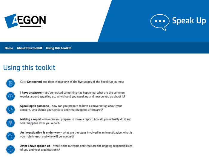 Aegon Global Speak Up