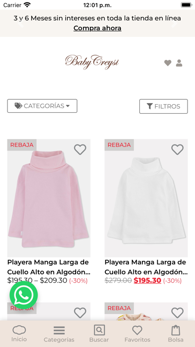 BabyCreysi Shop Screenshot