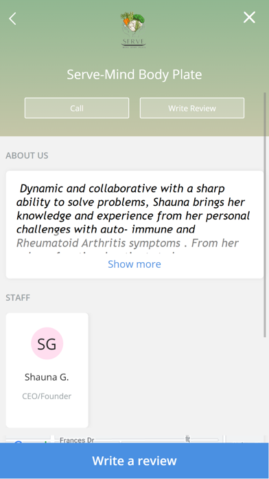 Serve-Mind Body Plate Screenshot