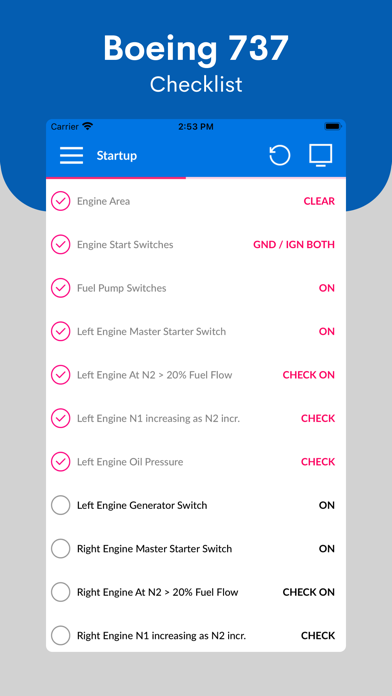 Screenshot #3 pour Boeing 737 Checklist