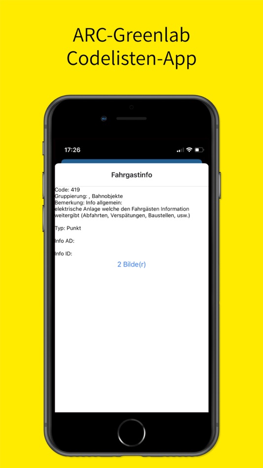 #3. ARC Codelisten-App (iOS) 由: ARC-GREENLAB GmbH