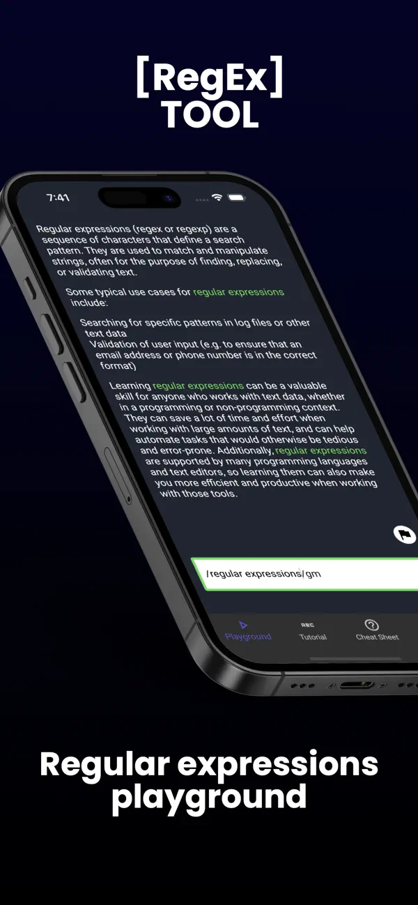 #1. RegEx Tool (iOS) Von: Jakub Sosna