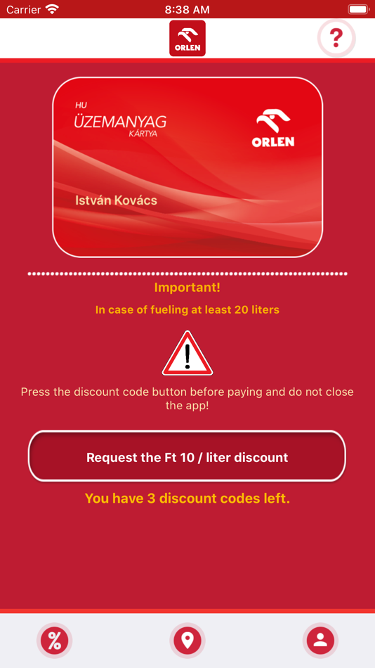 #1. ORLEN (iOS) Podle: VemSoft Muszaki-fejleszto es Szolgaltato Kft