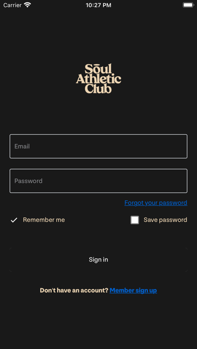 Soul Athletic Club Screenshot