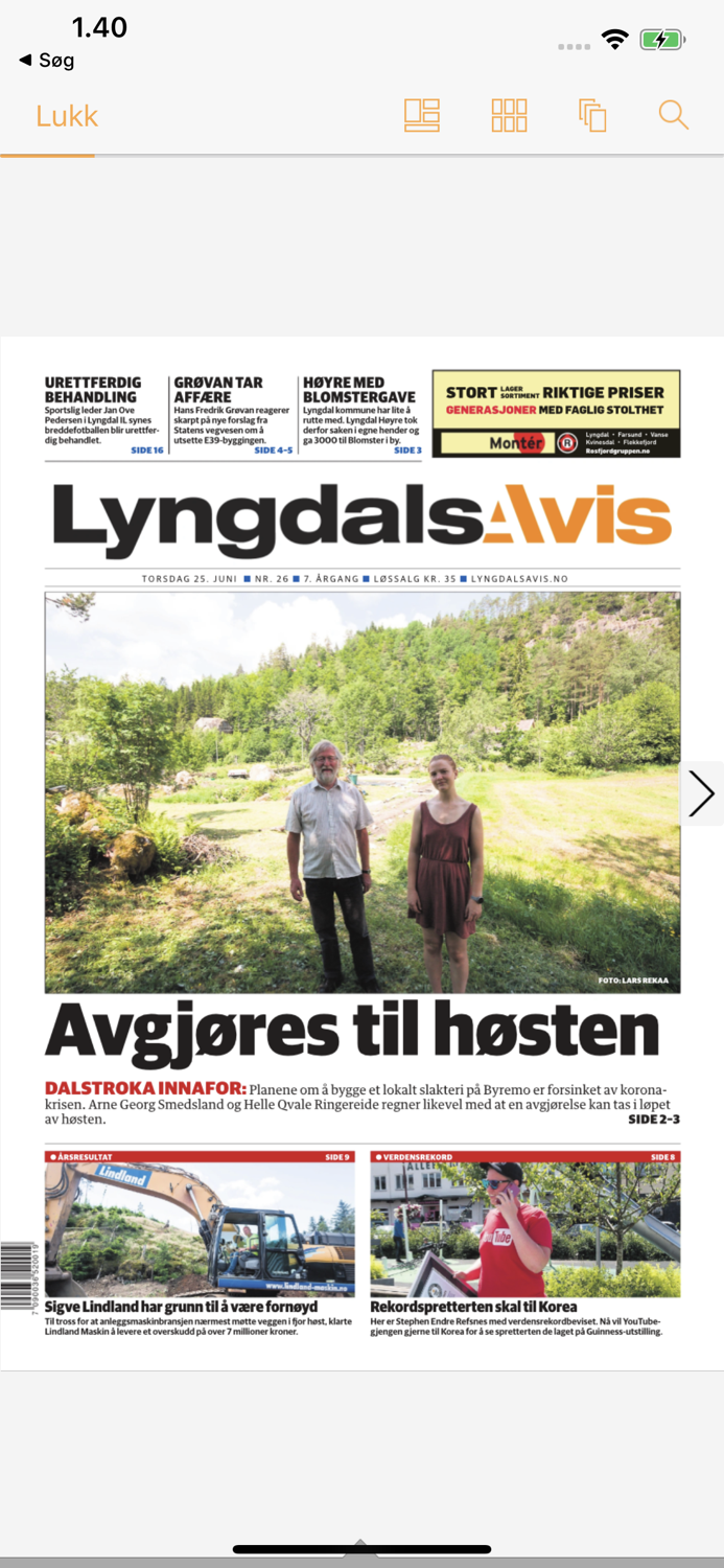 Lyngdals Avis eAvis
