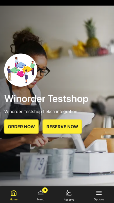Winorder Testshop Screenshot