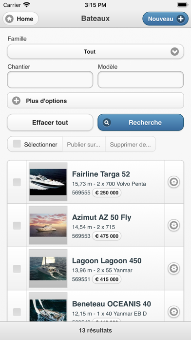 Screenshot #2 pour Yachts For Sale