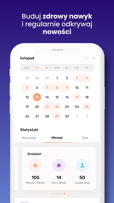 Mindy - rozwój, medytacja, sen Screenshot