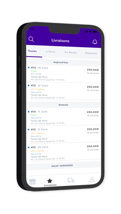 Connect Service Livreur Screenshot