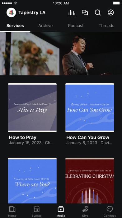 Tapestry LA Church Screenshot