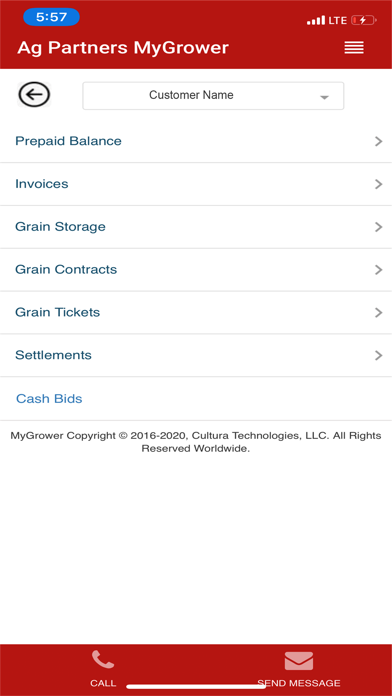 Ag Partners MyGrower Screenshot