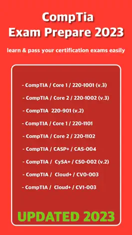 Game screenshot CompTia 2023 practice tests mod apk