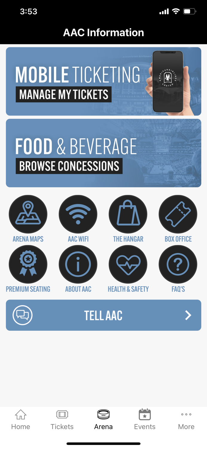 American Airlines Center App