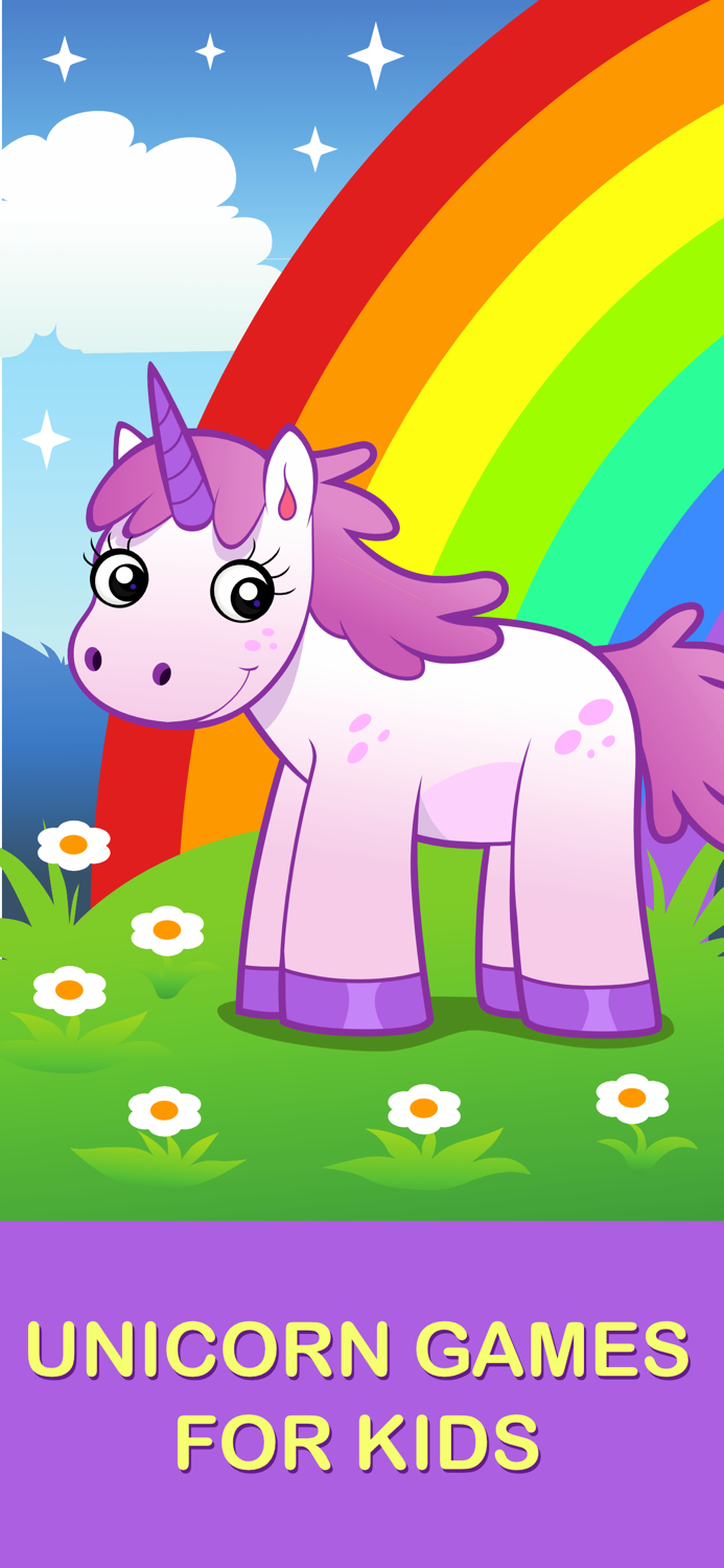 Pony Unicorn Puzzles For Kids